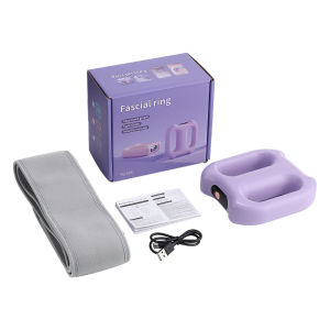 Electric Fascia Ring Fitness Massage Ring Vibration Full-Body Shaping Massager Abdomen Belly Waist Deep Tissue Massage Device