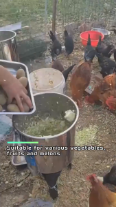 Stainless Steel Chopper shredder machine grass shredder Multi - functional Poultry and Vegetable ChopperHousehold Farming Grinder Home Breeding Crusher Powerful Motor for breeding cattle sheep chickens duck