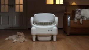 ห้องน้ำแมวอัตโนมัติ Smart cat litter box การทำความสะอาดอัตโนมัติ APP WIFI Automatic Cat Toilet