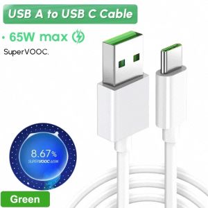 For Realme USB Type C Cable Phone Cables 65w 80W Super Fast Charge Super Dart Vooc for Realme 12 13 14 pro 9i Neo GT V60 OPPO