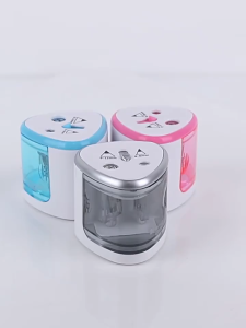Tenwin Automatic pencil sharpener Two-hole Electric Switch Pencil Sharpener stationery Home Office School Supplies