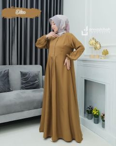 UK HIJAB-Kheyla dress bahan Yoris Annashihah
