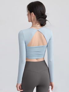 VOJ | Chest Pad Running Training Exercise Top Autumn Yoga Wear