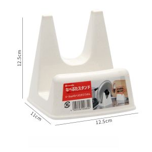 INOMATA Kitchen Storage Rack Plastic Pot Lid Holder Cutting Board Drainage Shelf Vegetable Board Storage Rack Non-Folding