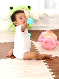 [FREE BORDER] 30x30cm Wooden Puzzle Mat Grain Foam Floor Mat Thickened Non-Toxic Bedroom EVA Playmat Cushion Carpet Home