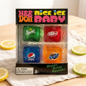 Squishy Schylling NeeDoh Nice Cube Sensory Squeeze Toy Super Squish Stress Relief Anxiety Sensory Tool Stress Reliever Toys