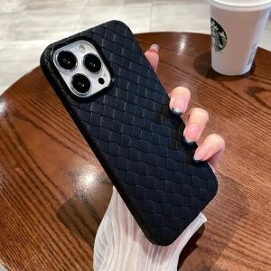 For iPhone 15 14 13 12 11 Pro Max XR X XS Max 15 14 Plus Case Breathable Mesh Grid Woven Cooling Thin Soft Silicone Protect Phone Cover