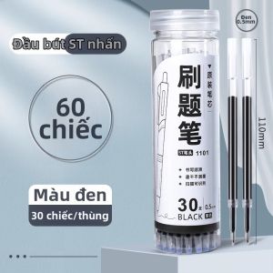 Bút Bi Gel Bơm Mực Viết Mượt 0.5mm
