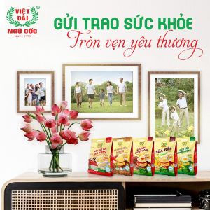 Bột Ngũ Cốc Sữa Bắp Canxi VIỆT ĐÀI Bổ Sung Canxi Giúp Xương Chắc Khỏe Túi 600g