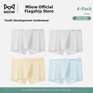 MiiOW | Light Summer Breathable Briefs for Boys Growth Stage Boxer Shorts