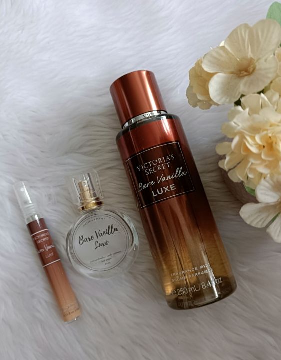 Bare Vanilla Luxe Fragrance Mist by Victoria Secret in Trial Sizes