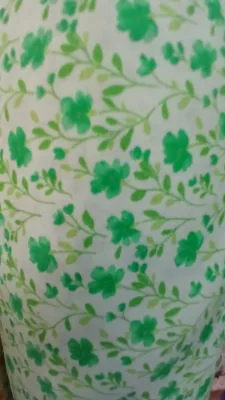 48INCH COTTON FABRIC WITH FLOWER PATTERN READY STOCK