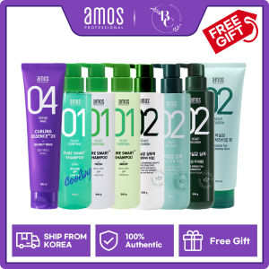 [Amos Professional] Green Tea Shampoo / Pure Smart Shampoo / Curling Essence 2X / Hair Pack | Sensitive Scalp Oily Scalp Dry Scalp Damaged Hair