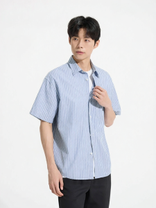 Hotwind | Summer Stripe Business Casual Short Sleeve Shirt