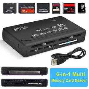 Kebidumei | All In One Memory Card Reader 480Mbps USB External Cardreader SD SDHC MMC M2 MS XD CF TF Reader Adapter For MP3 Digital Camera