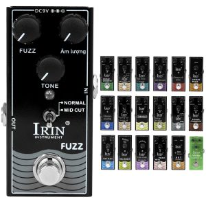IRIN | Bàn Đạp Đàn Guitar Điện Mini True Bypass Analog Delay Tremolo Chorus Effect Phụ Kiện Đàn Guitar Đơn Thương Hiệu IRIN