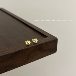 Handmade Titanium Steel Screw Clasp Earrings Small And Delicate 316L Super Color Retention Ear Bone Studs Sleepwear Friendly