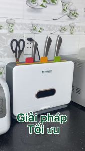 Máy tiệt trùng sấy khô dao thớt UVGREEN KK100 - Sấy Khô 70°C Khử khuẩn UVC 99.99% Công Nghệ UVC LED Bảo Hành 12 Tháng