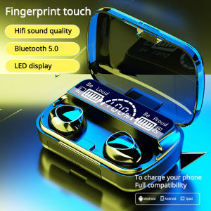 M10 Wireless Bluetooth Earphones 2200mAh Headphone LED Power display Stereo Sports Waterproof Earbuds Headsets With Microphone