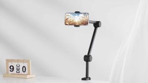 Lazy Phone Holder 360° Rotating Tablet Stand Holder Adjustable for iPad Cellphone 4-13 inch Bed Floatable Arm Clip Stand
