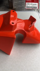 บังโคลน หน้า แท้ CLICK-110 คาร์บู ปี06 สีแดง 61100-KVB-900ZG HONDA 1 ชิ้น