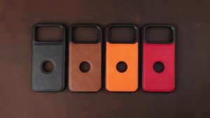Faux Leather Phone Case for IPhone 17 16 15 14 13 12 Pro Max Pro Hollow Out Shockproof Anti-Drop Fashionable Phone Cover