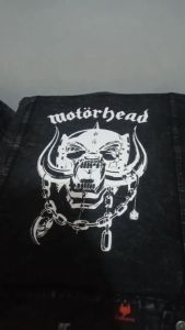 Jaket Jeans Denim Pria SABLON Band Music Rock - SANDWASH ABU SLAYER SABLON
