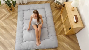 Japanese tatami mattress-soft seat cushion anti-mite/antibacterial material foldable ideal for lazy people for home use