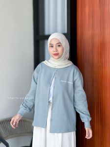 KAIA CARDIGAN by Chatifa/Cardigan Chatifa Terbaru/Atasan Chatifa Terbaru/Cardigan Matt Fleece Mix Bordir/Outher Premium Import/Outher Bordir/Atasan Wanita Bordir/Jaket Perempuan/Cardi Polosan/Cardi Busui Friendly/Cardo Simple mewah elegan/Atasan Wanita