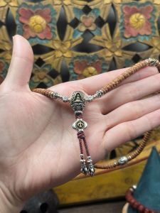 Tibetan Style 925 Silver Handmade DIY Buddhist Beads Accessories Set No-Shape Buddha Sunwheel Pendant Fashion Jewelry Accessories