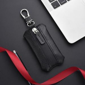 กระเป๋าใส่กุญแจหนังแท้ กระเป๋าใส่กุญแจแบบหนังแท้สำหรับผู้ชายและผู้หญิง กระเป๋าใส่กุญแจรถยนต์ กระเป๋าใส่กุญแจแบบป้องกัน