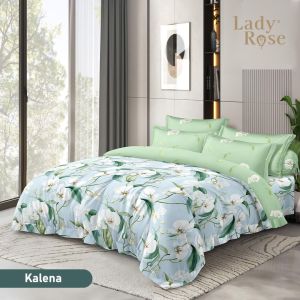 Lady Rose - Bedcover Set Extra King 200x200 Sprei Karet Tinggi 20