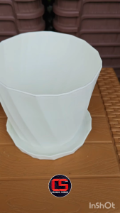 Pot Kembang By GESSLER Original Harga Satuan Dengan Tatakan Pot Tanaman Bunga Premium Quality