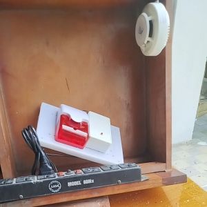 báo cháy báo khói tự động bằng còi báo động độ nhạy cao SP 102 Dã lắp sẵn không cần đấu nối