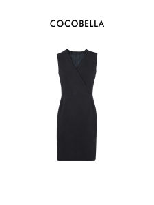 COCOBELLA | Đầm Công Sở Elegante V-Neck Không Tay A-Line