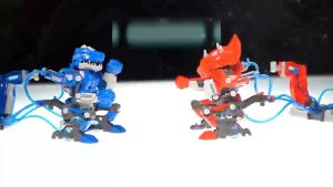 Mainan Anak Hidrolik Boxing Dinosaurs DIY 2in1 Assembly Kit