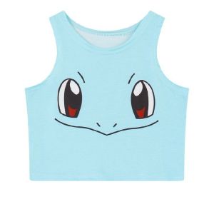 Áo Ba Lỗ Không Tay Co Giãn Mùa Hè Cho Nữ T2096 Áo Ba Lỗ Cổ Tròn Cotton Polyester Phong Cách Đường Phố Mặc Trong Nhà