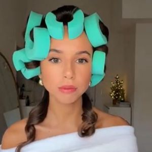 6/12 Chiếc Con Lăn Làm Tóc Hình Chữ C Không Cần Nhiệt Tạo Độ Phồng Không Làm Hư Tổn Bằng Mút Dùng Cho Kiểu Tóc Sóng Lớn