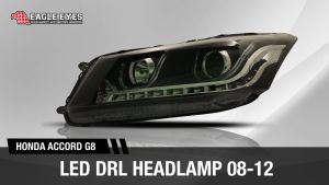 HONDA ACCORD G8 2008-2012 PROJECTOR LED LO BEAM DRL U-CONCEPT STYLE HEADLAMP