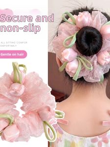 DUBAO | Stable Harmless Pink Sweet Childrens Style Hair Bands
