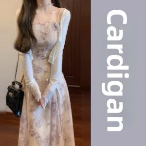 Summer Vacation Style Plus Size Women Dress Set