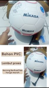 TERLARIS !!! BOLA SEPAK MIKASA VELOCITA FREE POMPA PENTIL JARING - BOLA SEPAK BERKUALITAS - BOLA KAKI MIKASA VELOCITA  - BOLA SEPAK MURAH - BOLA SEPAK ORIGINAL