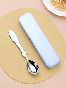 Thìa Ăn Bằng Thép Không Gỉ 316 Cấp Thực Phẩm Dùng Tại Nhà Cho Trẻ Em Học Sinh Tiểu Học Thìa Ăn Cơm Hoạt Hình Cho Bé Sơ Sinh Thìa Súp Nhỏ