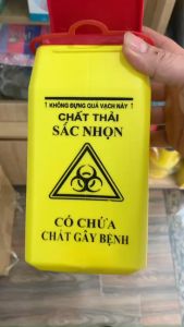 Hộp nhựa an toàn - Thùng nhựa đựng vật sắc nhọn đã qua sử dụng dùng trong y tế
