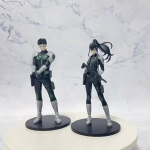 Bandai | In Stock 1-4PCS Amine Kaiju No. 8 Figure Kafka Hibino Mina Ashiro Skeleton Creative PVC Model Toys Kids Action Statue Doll Gifts