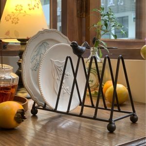 ตู้หนังสือสามเหลี่ยมขนาดเล็ก สไตล์วินเทจ ตู้หนังสือ ชั้นวางจาน ชั้นวางแผ่นเสียง ชั้นวางของเก็บของที่ใช้งานได้จริง ตกแต่งบ้าน