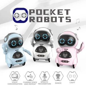 Multi-kinetic childrens voice intelligent mini pocket robot Early childhood education puzzle Interactive story robot Voice dialogue dance learning robot
