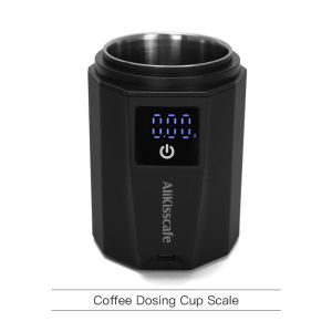 AliKisscafe Digital Dosing Cup Coffee Scale Display Tray Precise Scale Measuring Cup Kitchen Barista Tools Espresso Accessories