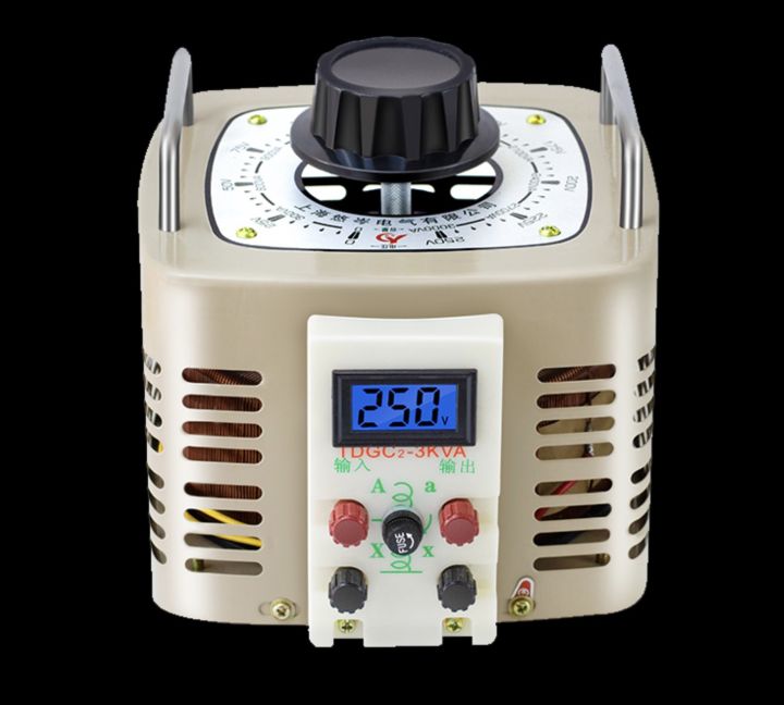 VARIAC 3KVA 6A 0-500V Variable Transformer หม้อแปลงไฟฟ้าแบบปรับได้ จอ ...