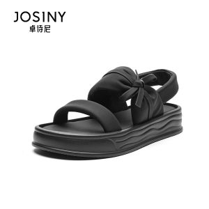 Josiny | Summer Bow Tie Flat Sandals